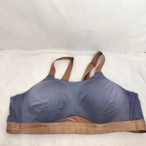 Third Love Women's Supportive Sports Bra Adjustable Straps Size 42B Blue Tan
